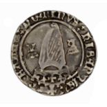 Ireland, Henry VIII, silver groat, first harp issue (1534-40), mm. crown, initials HA (Henry and