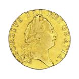 George III, gold guinea, 1790, fifth head, 'spade' type reverse (S 3729). Good very fine.