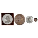 Commemorative Medals: James Sadler First English Aeronaut, 1811, reverse with ascending balloon