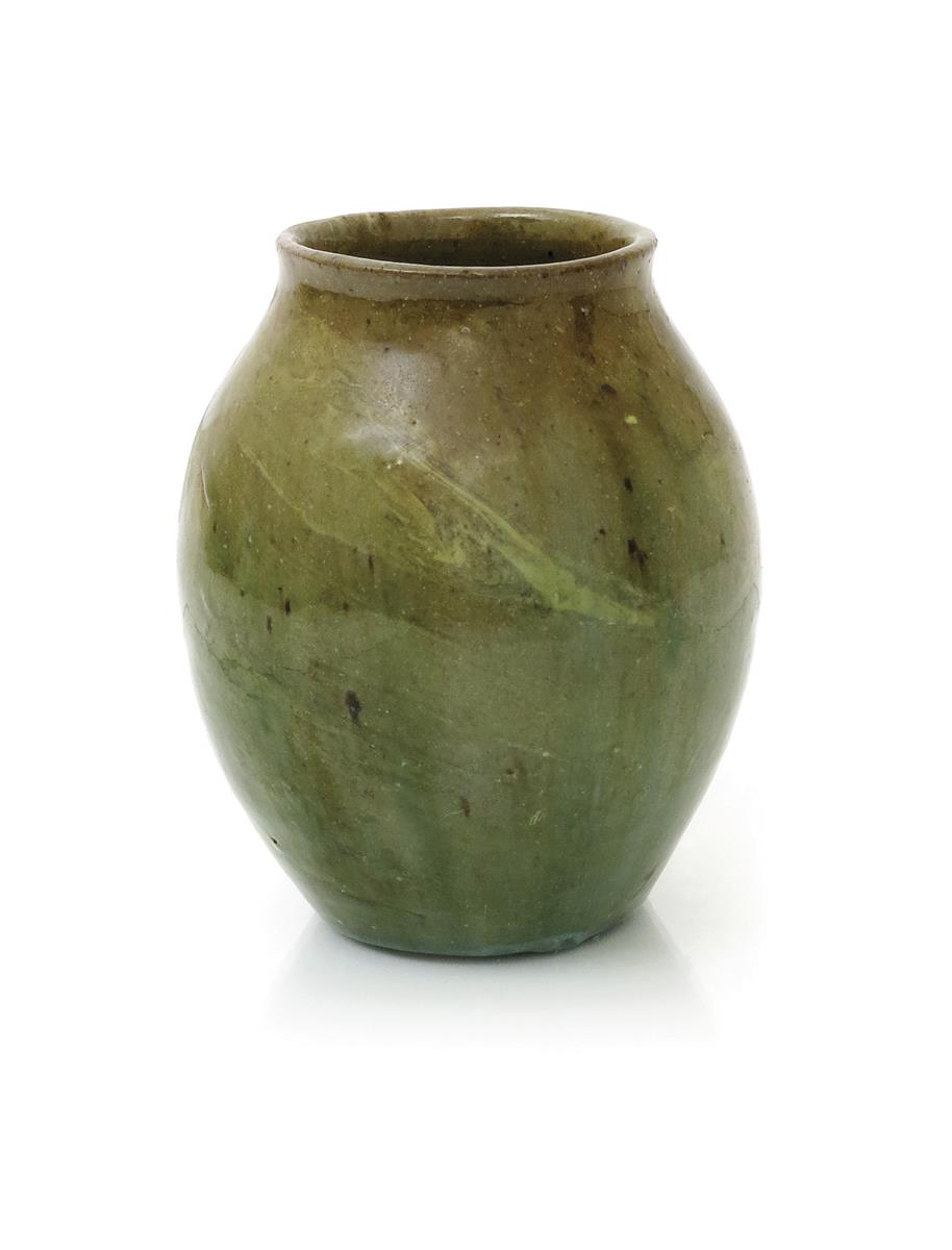 ‡ Reginald Fairfax Wells (1877-1951) a Coldrum Pottery vase, swollen cylindrical form, covered to