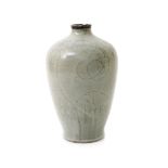 ‡ William Staite Murray (1881-1962) a stoneware vase, shouldered, flaring cylindrical form with