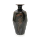 ‡ David Leach OBE (1911-2005) a Lowerdown Pottery porcelain bottle vase, shouldered form, covered
