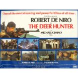 The Deer Hunter a British Quad film poster, published by Lonsdale and Bartholomew, starring Robert