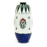 A Minton's Secessionist vase designed by Leon Solon and John Wadsworth, model no.50, shouldered,
