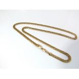 A 9ct gold link necklace, 22 gms