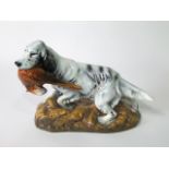 A Royal Doulton model of a setter dog with pheasant HN2529, with painted and printed marks to base
