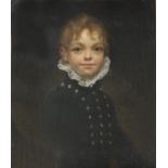 An early 19th century oil painting on canvas in the manner of Sir William Beechey, half length