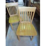 Four kitchen chairs