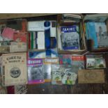 An extensive collection of mixed ephemera including a quantity of Trains Illustrated, all dating