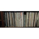 A large collection of records, mainly jazz but also including some swing, blues, etc, artists