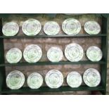 A quantity of Royal Doulton Tonkin pattern dinner wares number TC1107 comprising three oval