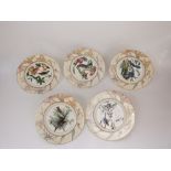 A set of five Royal Worcester limited edition plates from the John James Audubon Birds Of America