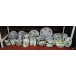 An extensive collection of Royal Worcester Evesham pattern wares including a large cylindrical jar