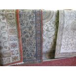 Four various modern floor rugs of good quality