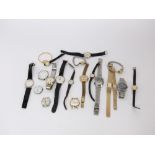 A collection of 20 vintage and modern ladies and gentlemans wristwatches