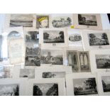An interesting collection of late 18th and early 19th century black and white prints and