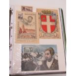 A collection of Postal History, fdc's from France in four folders from pre stamps to 1960's-70's