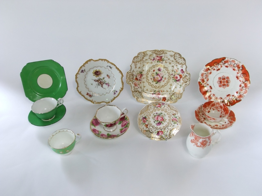 A collection of Royal Albert Old English Rose pattern tea wares comprising five cups and five - Image 2 of 2