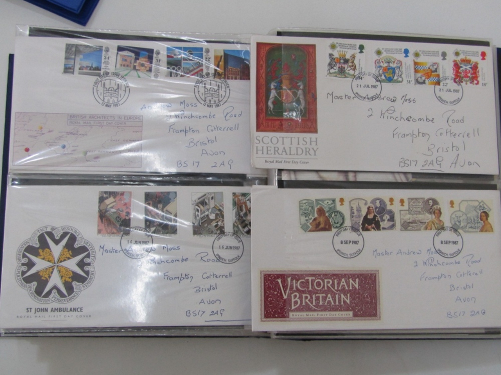 A folder containing a collection of British FDC's dating 1981-88, plus Australian, USA and New - Image 2 of 3