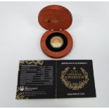 A 2014 Australian proof sovereign with Perth Min, presentation packaging, Limited issue 1,500 number