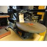 A Delta bench top electric fretsaw TYP40-560