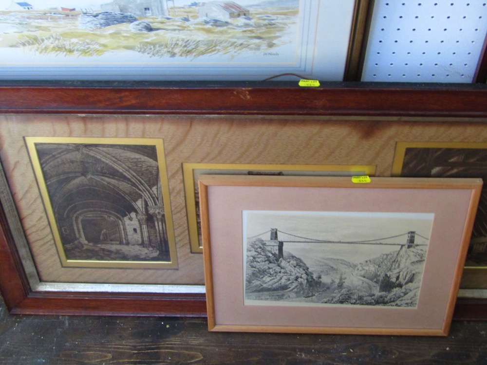 A watercolour of a town square with church tower, signed bottom right Vic Granger dated 1972, 64 x - Image 2 of 2