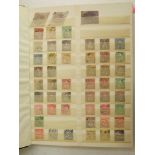 Stamps from Switzerland in a stockbook from early imperf issues and including postage dues, SdN,