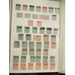 A stockbook containing GB Commonwealth stamps from QV to QE