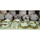 An extensive collection of Royal Albert Old Country Roses pattern dinner tea and other wares,