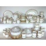 A extensive collection of Royal Albert Belinda pattern dinner, tea and coffee wares including 2