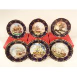 A set of six boxed Spode limited edition plates from the Maritime England Series including The