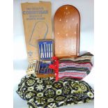 A mixed miscellaneous lot comprising Corinthian bagatelle board with an original cardboard sleeve,