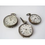 A late 19th century silver pocket watch by the Lancashire Watch Company Limited (Thomas Peter