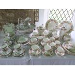 An extensive collection of Paragon china Country Lane pattern wares including seven dinner plates,