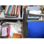 Three boxes containing a very large quantity of stamps in albums, stockbooks, packs, loose and