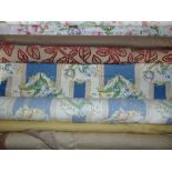 Large quantity of remnants and part rolls of upholstery fabric including approx 10 metres of Jane