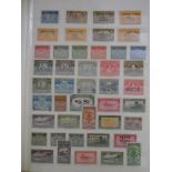 A large stockbook containing a large quantity of mint and used stamps from South America including