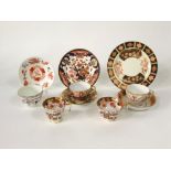 A reference collection of late 18th and early 19th century tea wares of various designs and