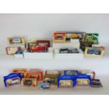 A collection of boxed die-cast cars and vehicles to include Corgi and others, many in mint condition