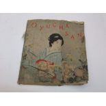 A late 19th century edition of Oyucha San, a songbook on crepe paper.