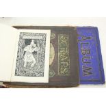 Two late 19th century scrap albums together with an edition of The Legend of St Christopher,