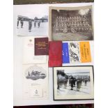 A collection of military related ephemera and photographs from various ages including an edition