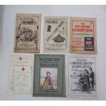 A collection of interesting British Red Cross ephemera including a number of patterns for