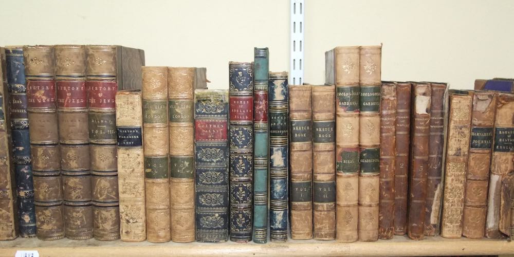 A collection of 18th and 19th century leather bound works including The History of The Jews (3 - Image 2 of 3