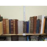 A collection of 19th century and later books on poetry including works by Blake, Masefield,
