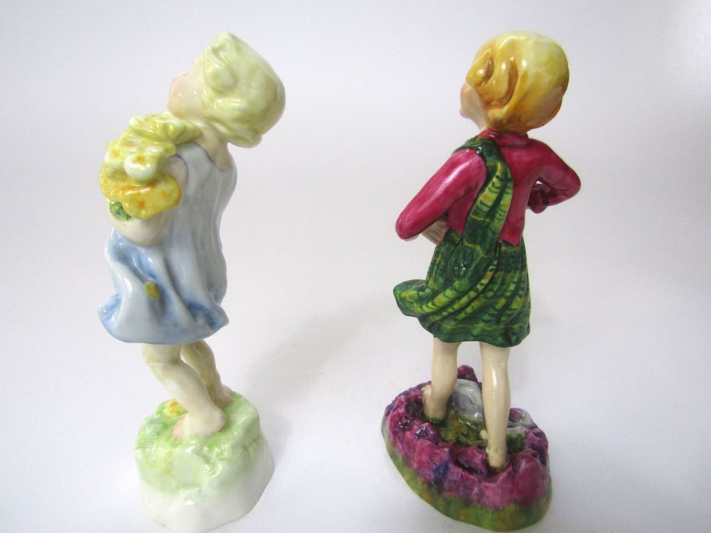 Two Royal Worcester figures both designed by F G Doughty - Scotland 3104 and England 3075 - Image 2 of 2