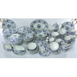 An extensive collection of Johnson's Brothers Indies pattern wares including a pair of tureens and