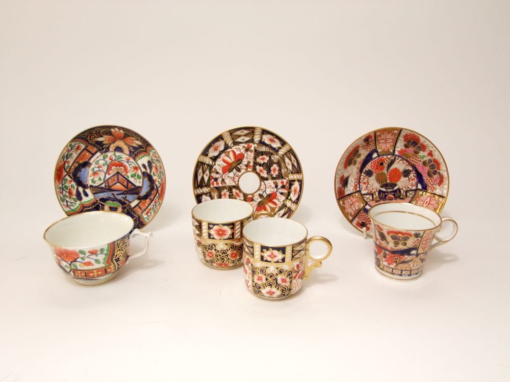 A collection of early 19th century and later tea and other wares with painted and gilded Imari - Image 2 of 2