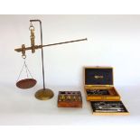 Boxed Wedoco compass/stationers set, fitted with two tiers and compasses and other measuring