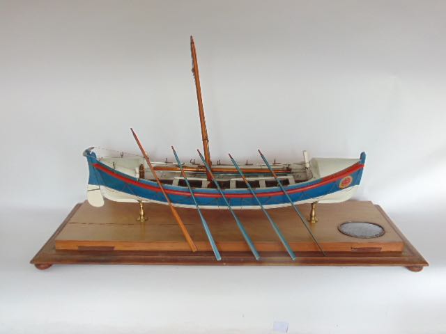 A fine 19th century scale presentation of the Skerries Life Boat - "The Lorna Platt" with engraved